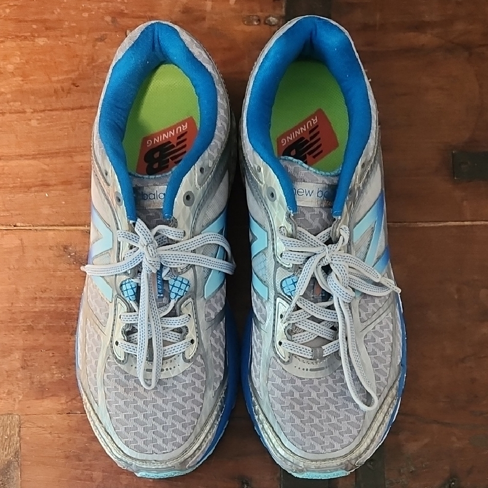 New Balance Athletic Shoes in Gray and Blue